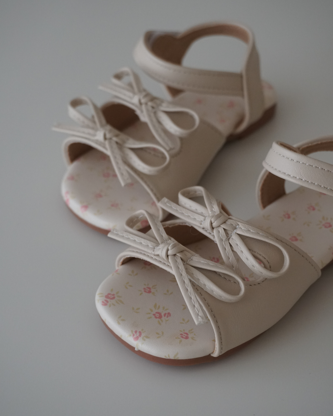 double ribbon sandals