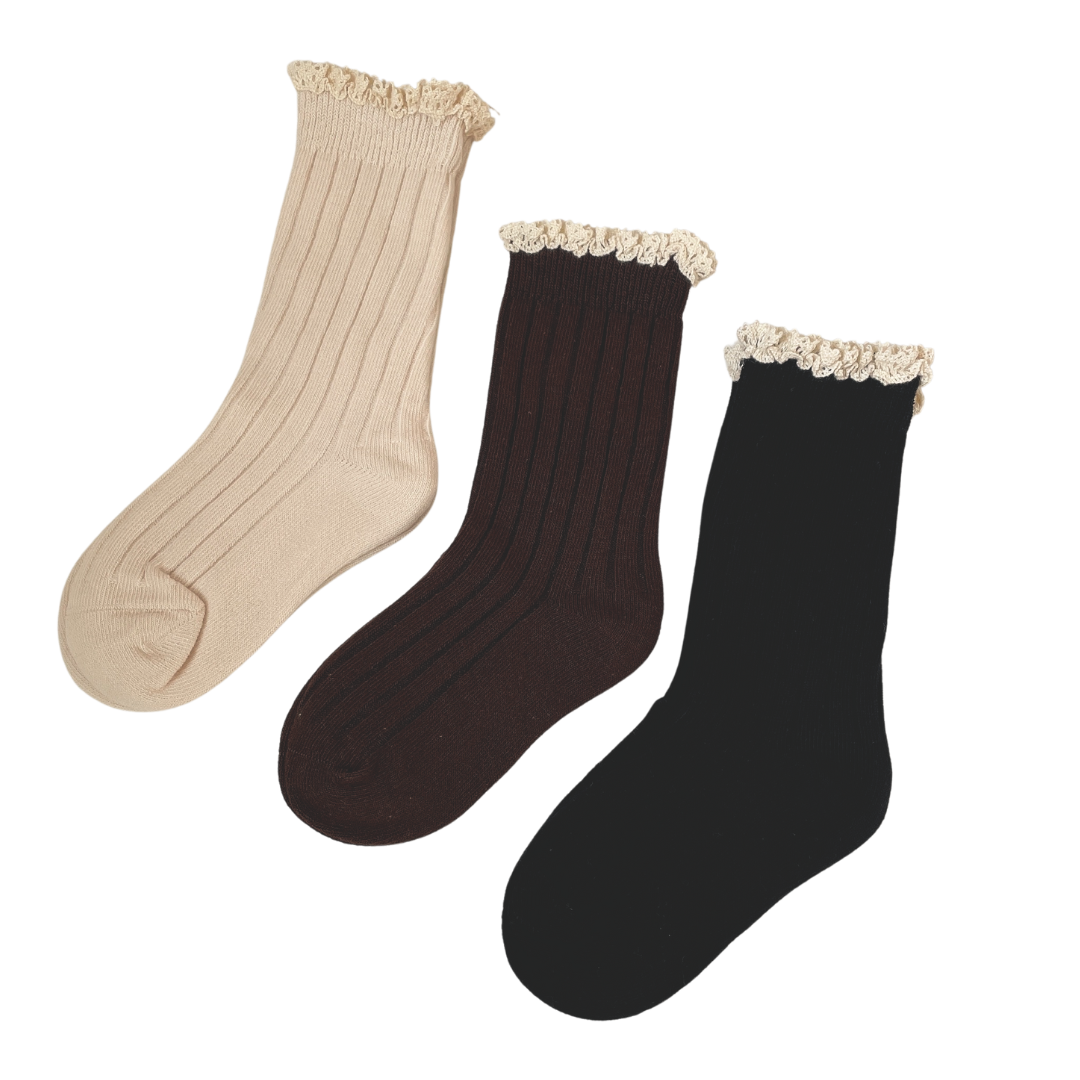 Lace+ Rib socks