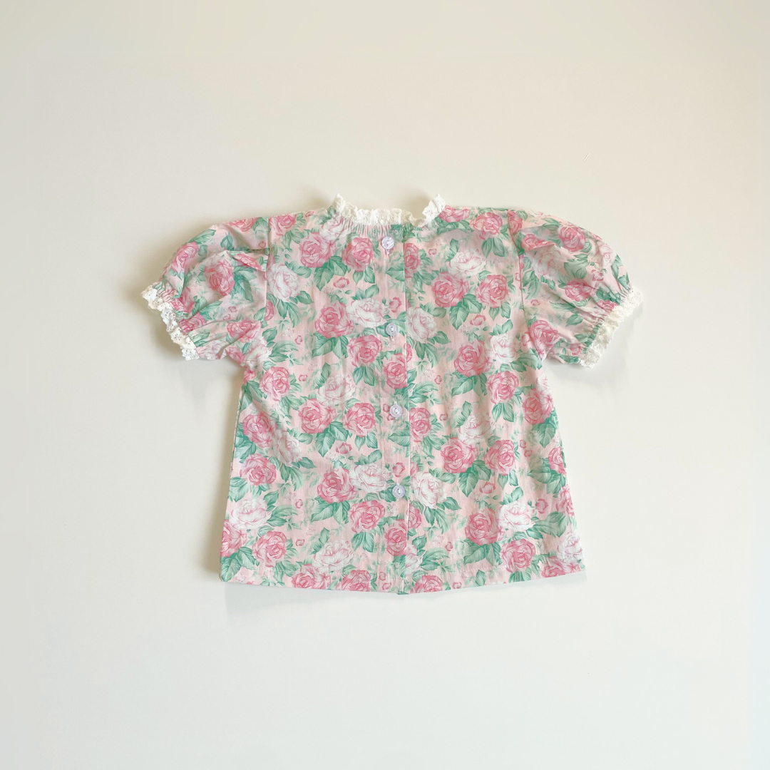 floral lace shirt