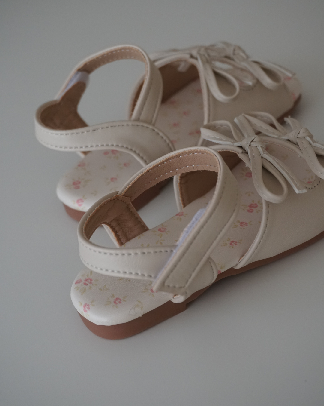 double ribbon sandals