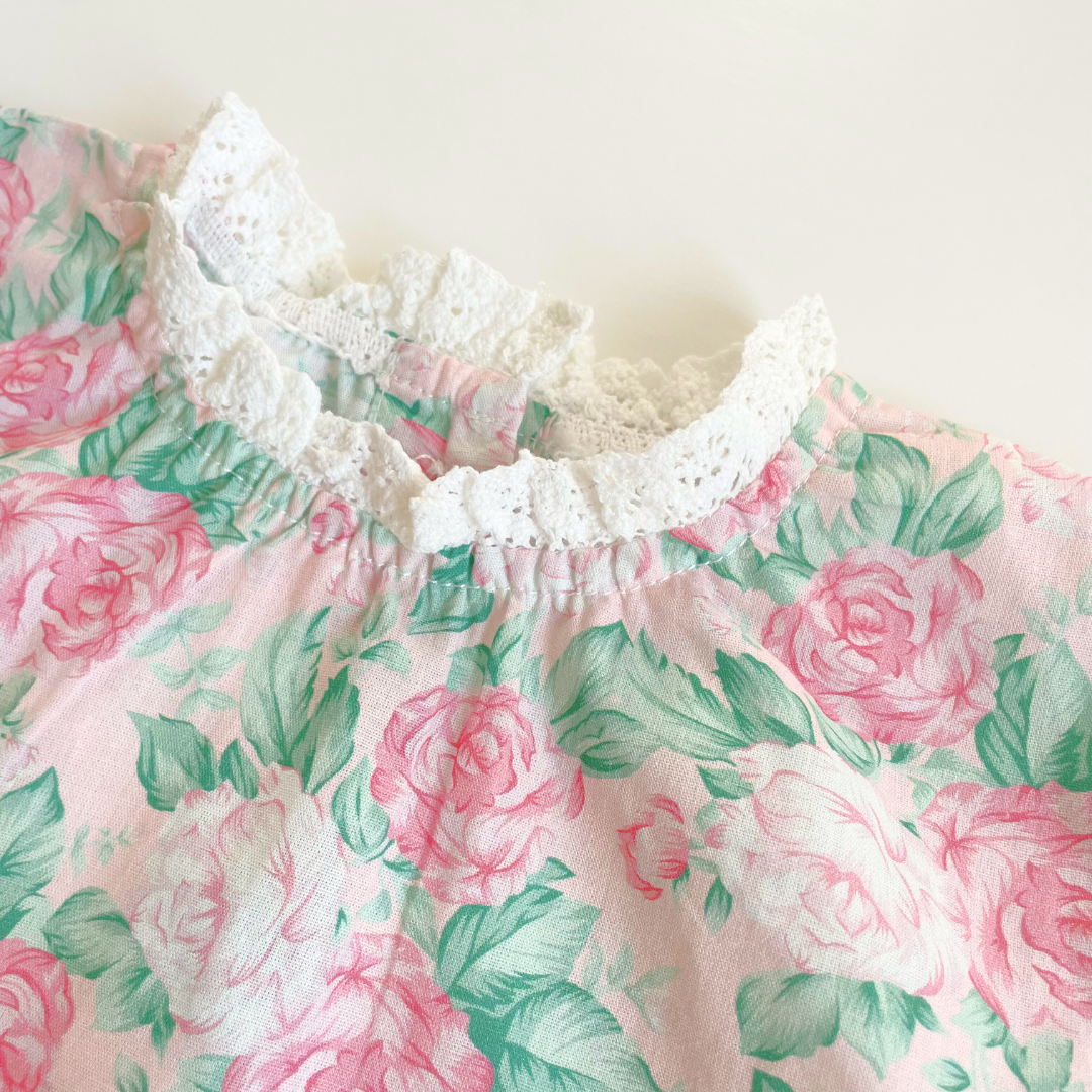 floral lace shirt