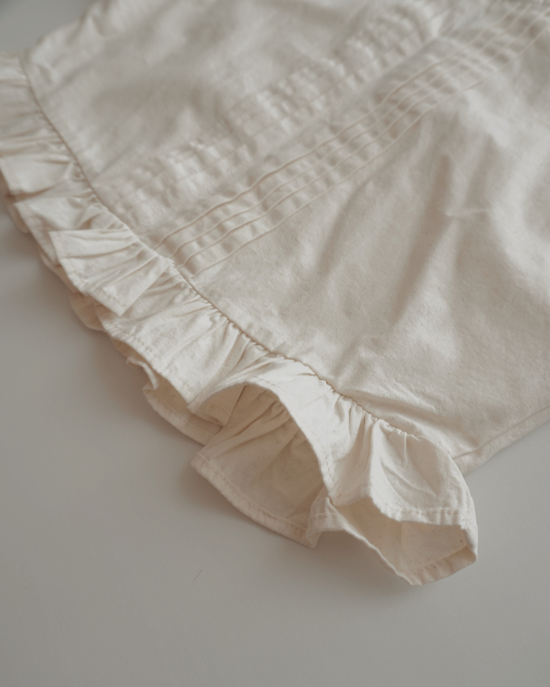 frill pintuck blouse