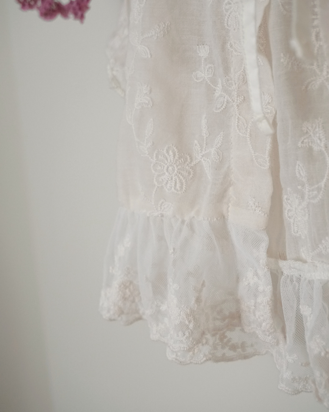 lace ribbon cardigan