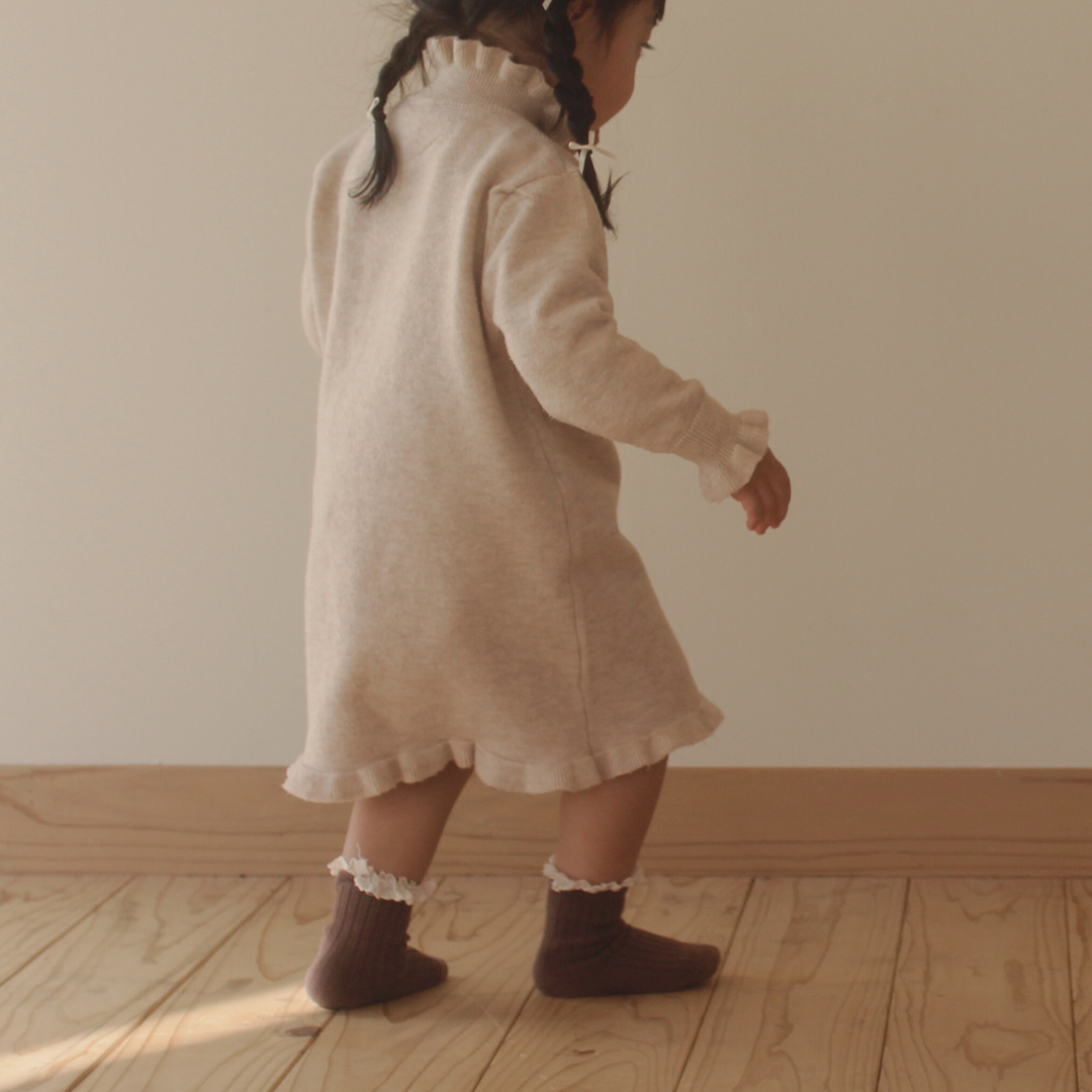 Frill Knit Dress