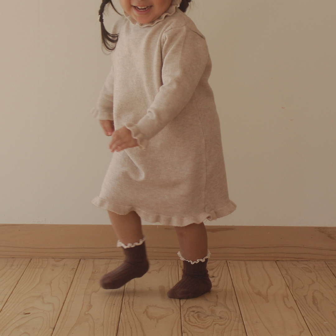 Frill Knit Dress