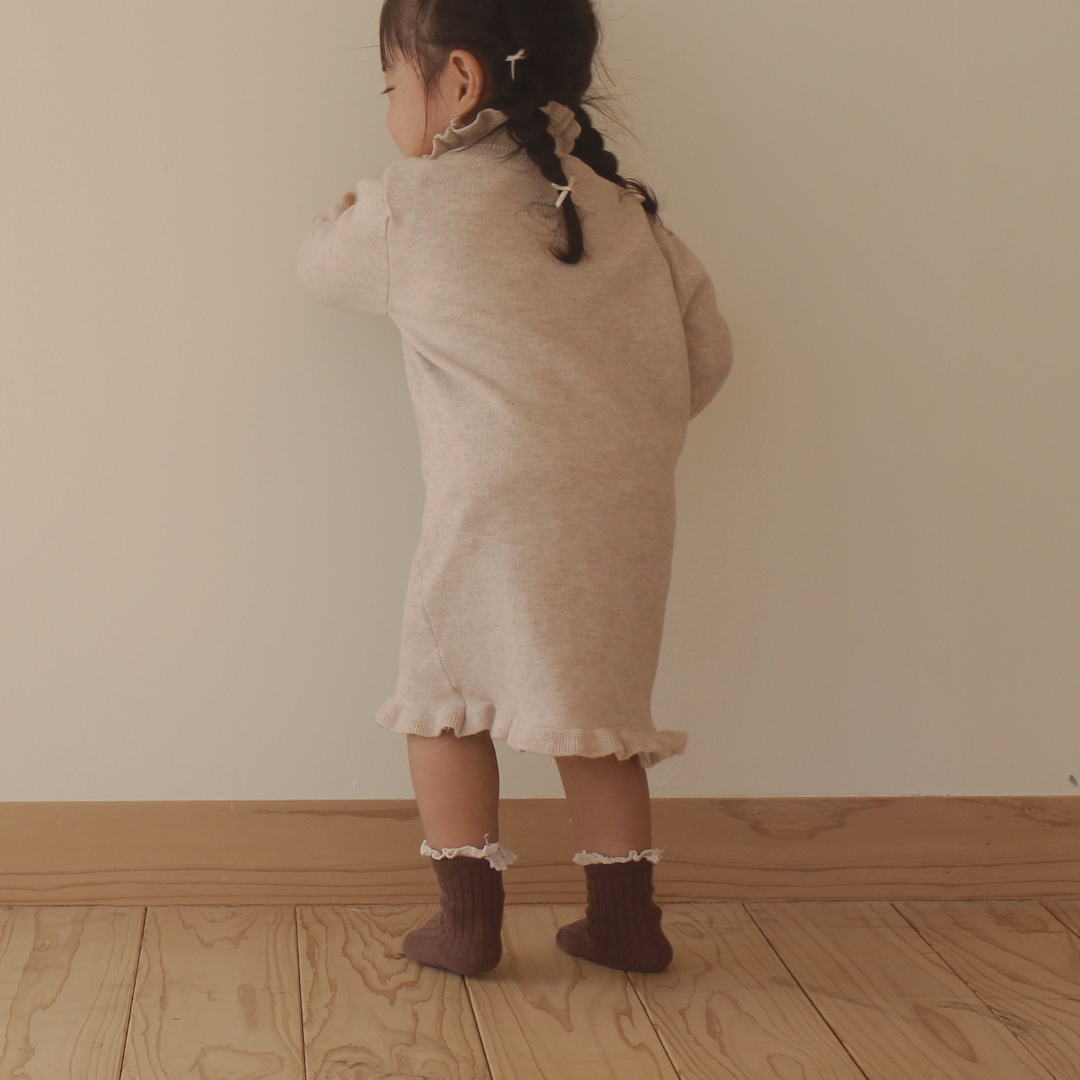 Frill Knit Dress