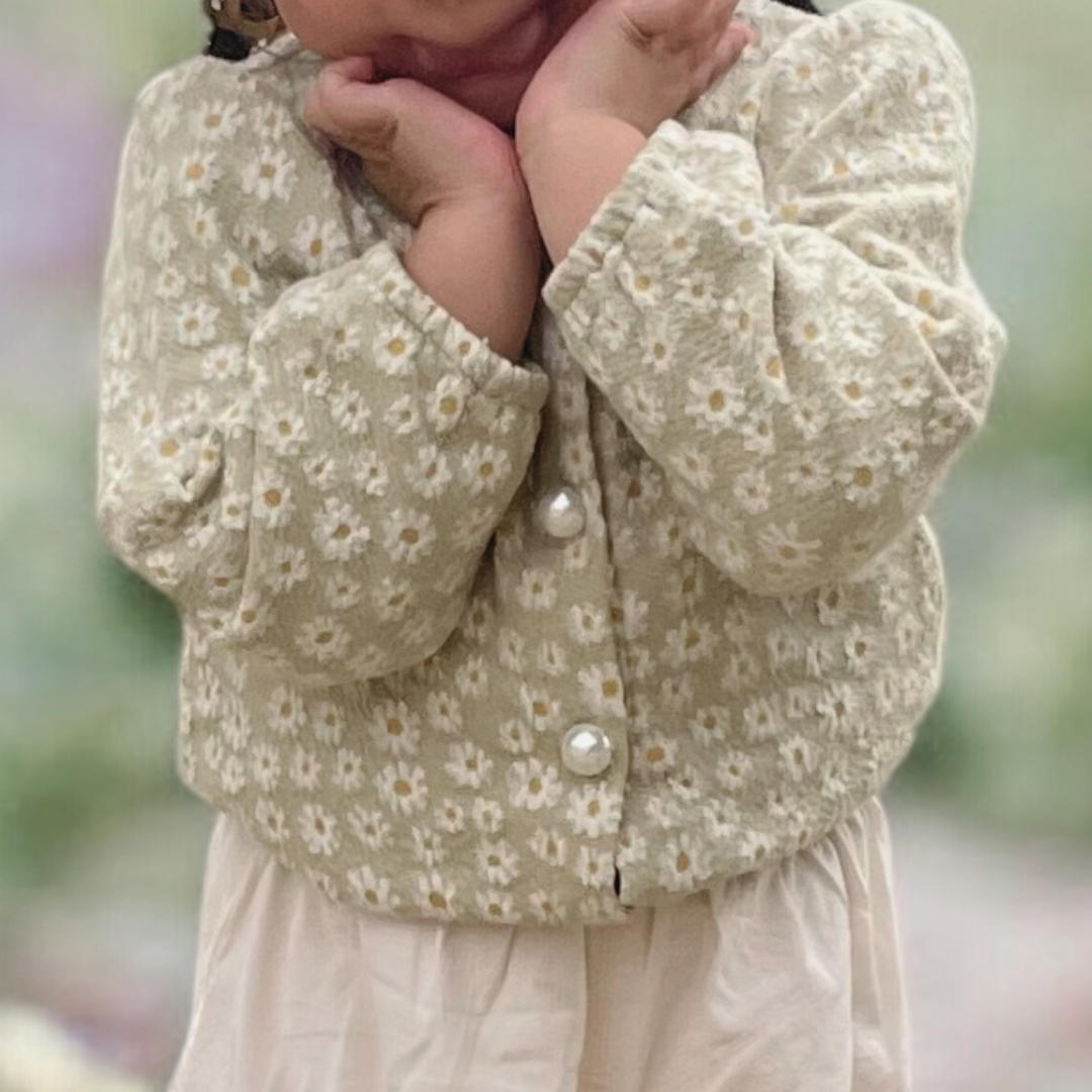 petit flower cardigan