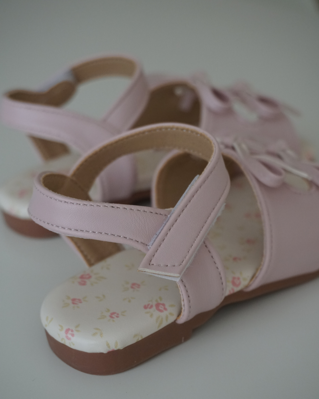 double ribbon sandals