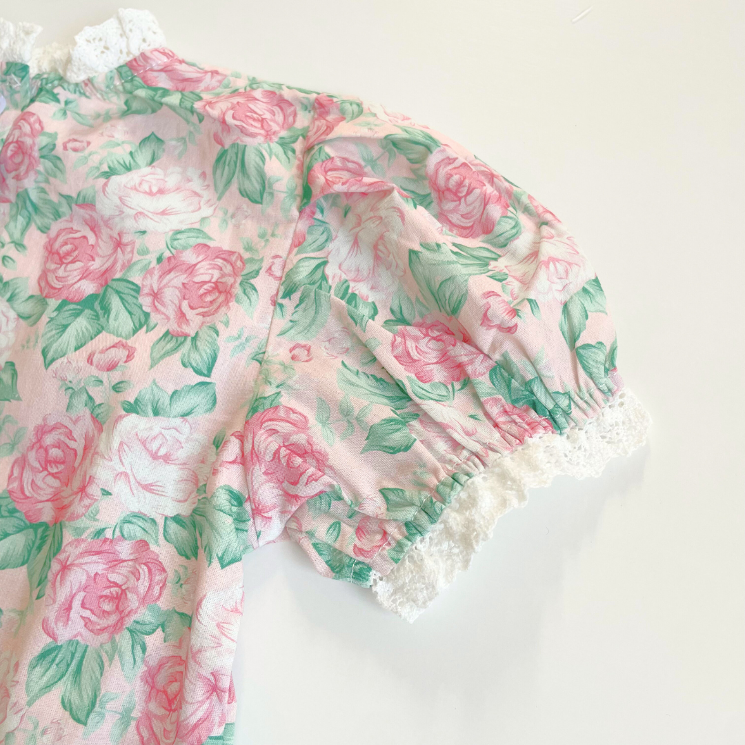 floral lace shirt