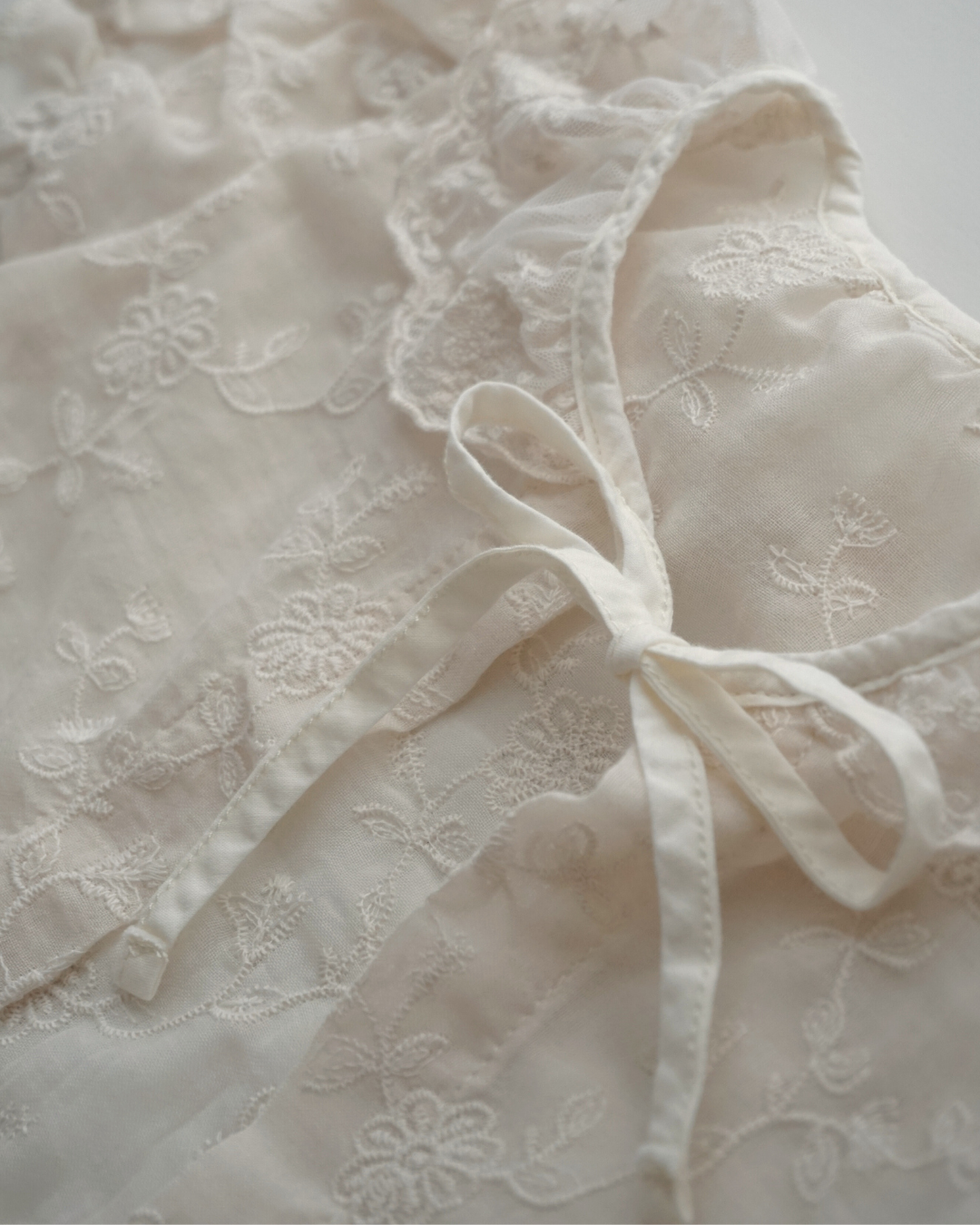 lace ribbon cardigan