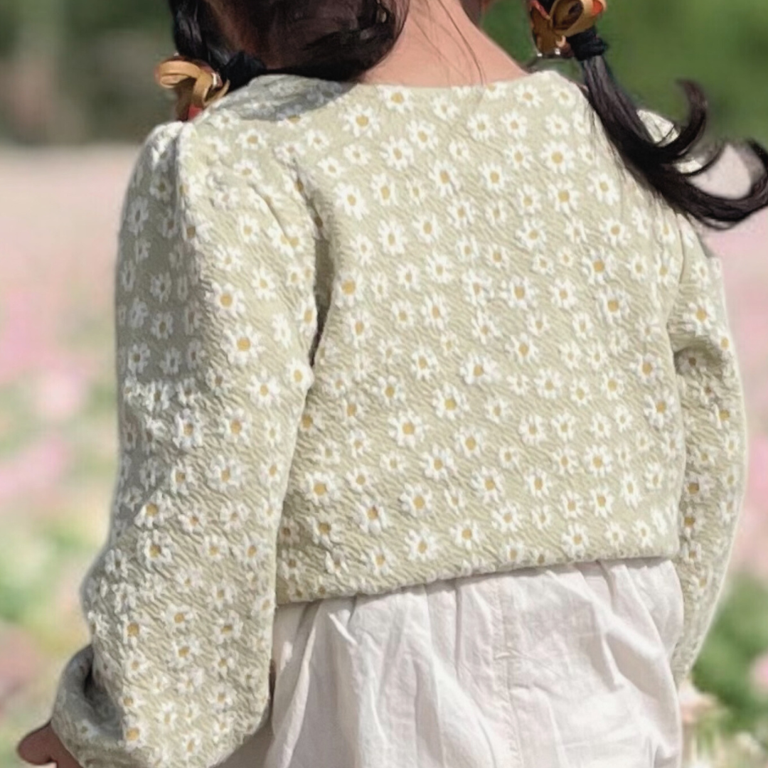 petit flower cardigan