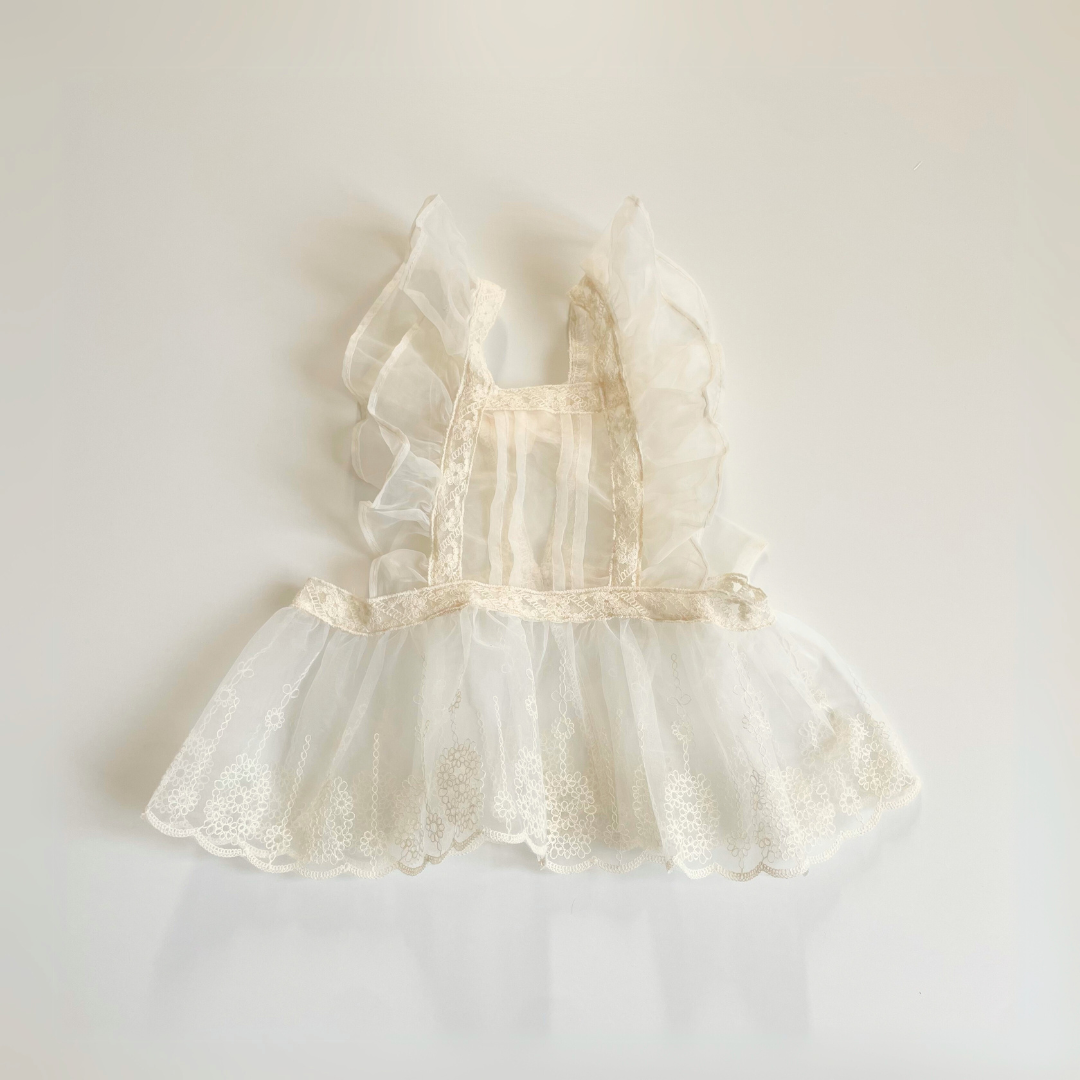 frill ribbon bustier