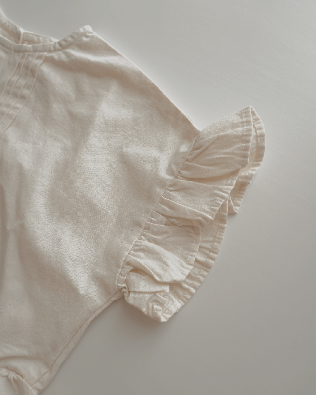 frill pintuck blouse