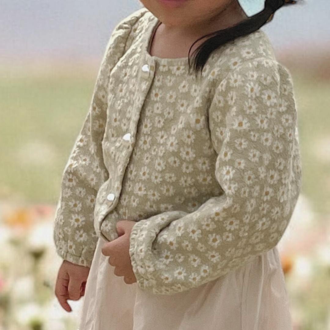 petit flower cardigan