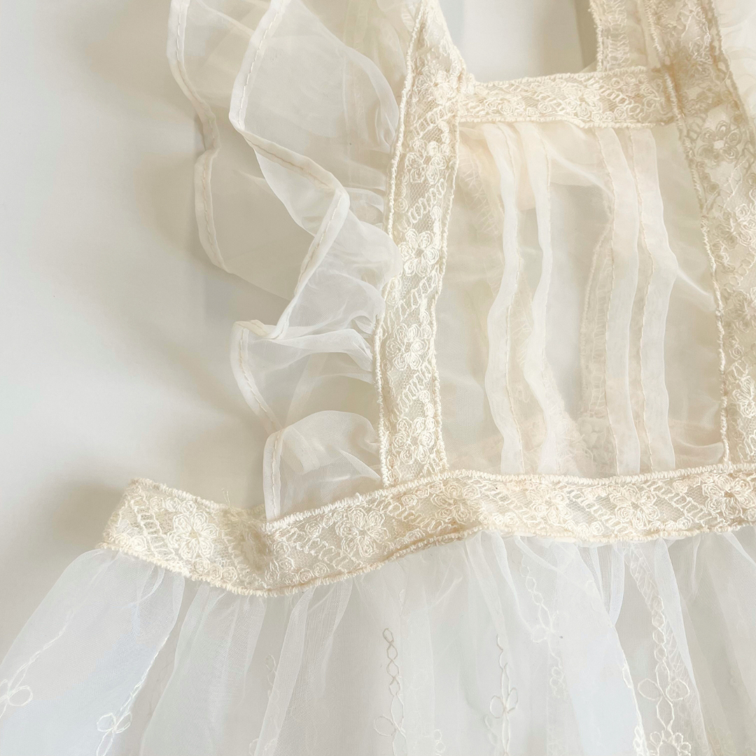 frill ribbon bustier