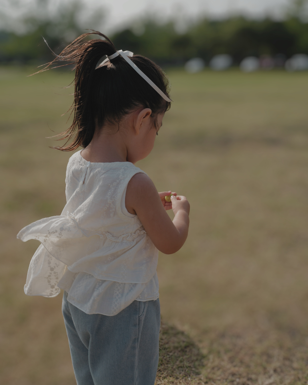 asymmetry frill shirt