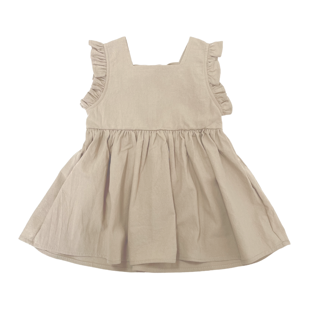 back ribbon dress