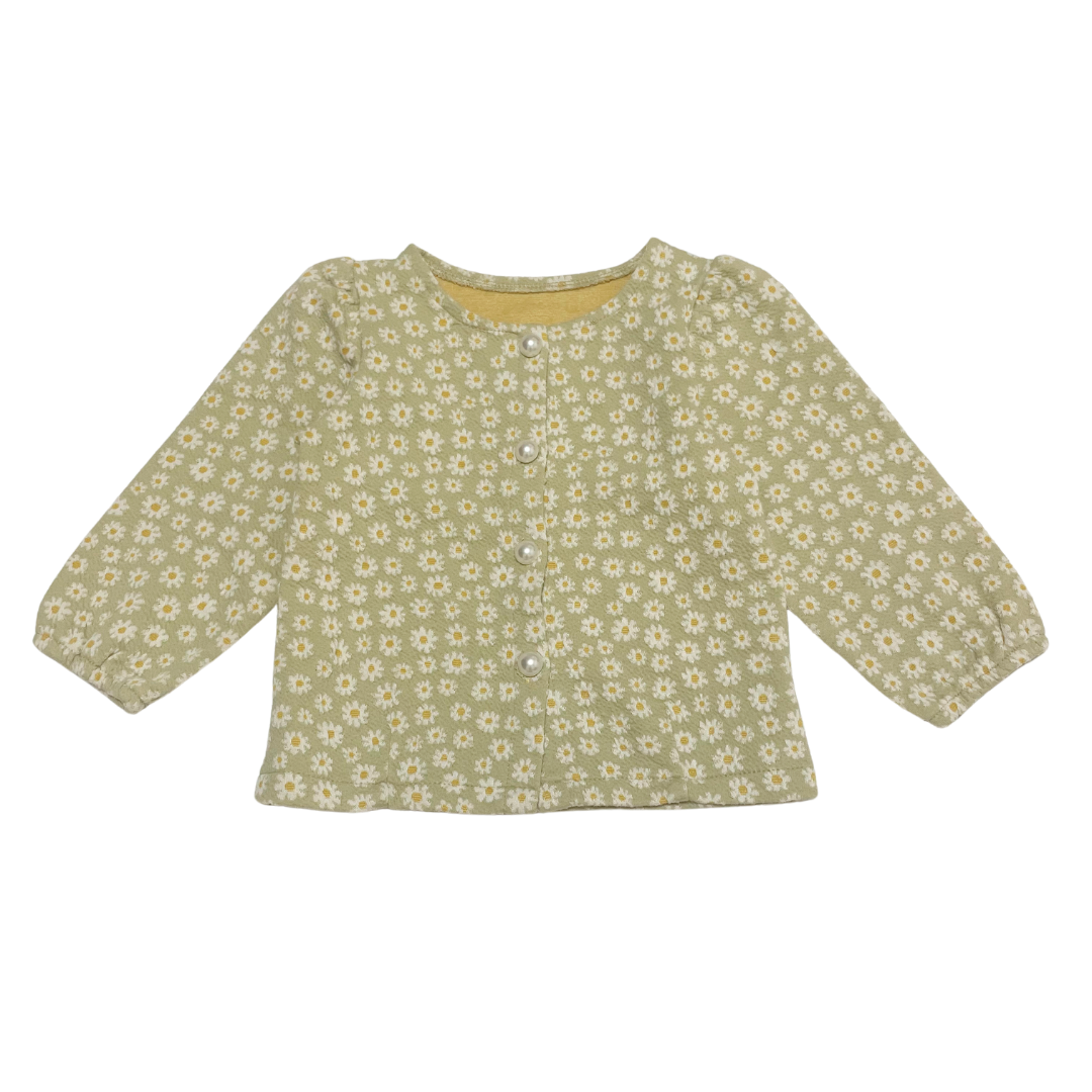 petit flower cardigan