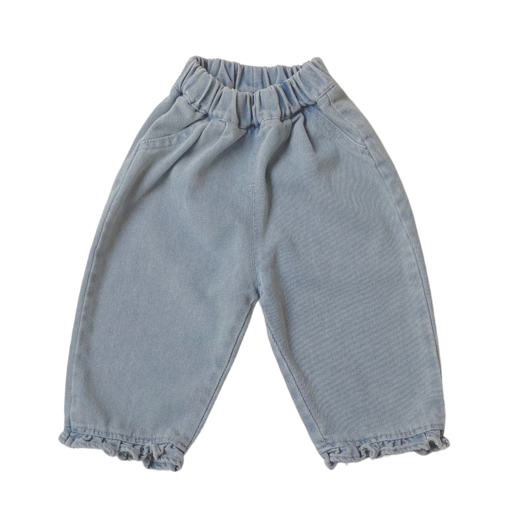relax frill jeans