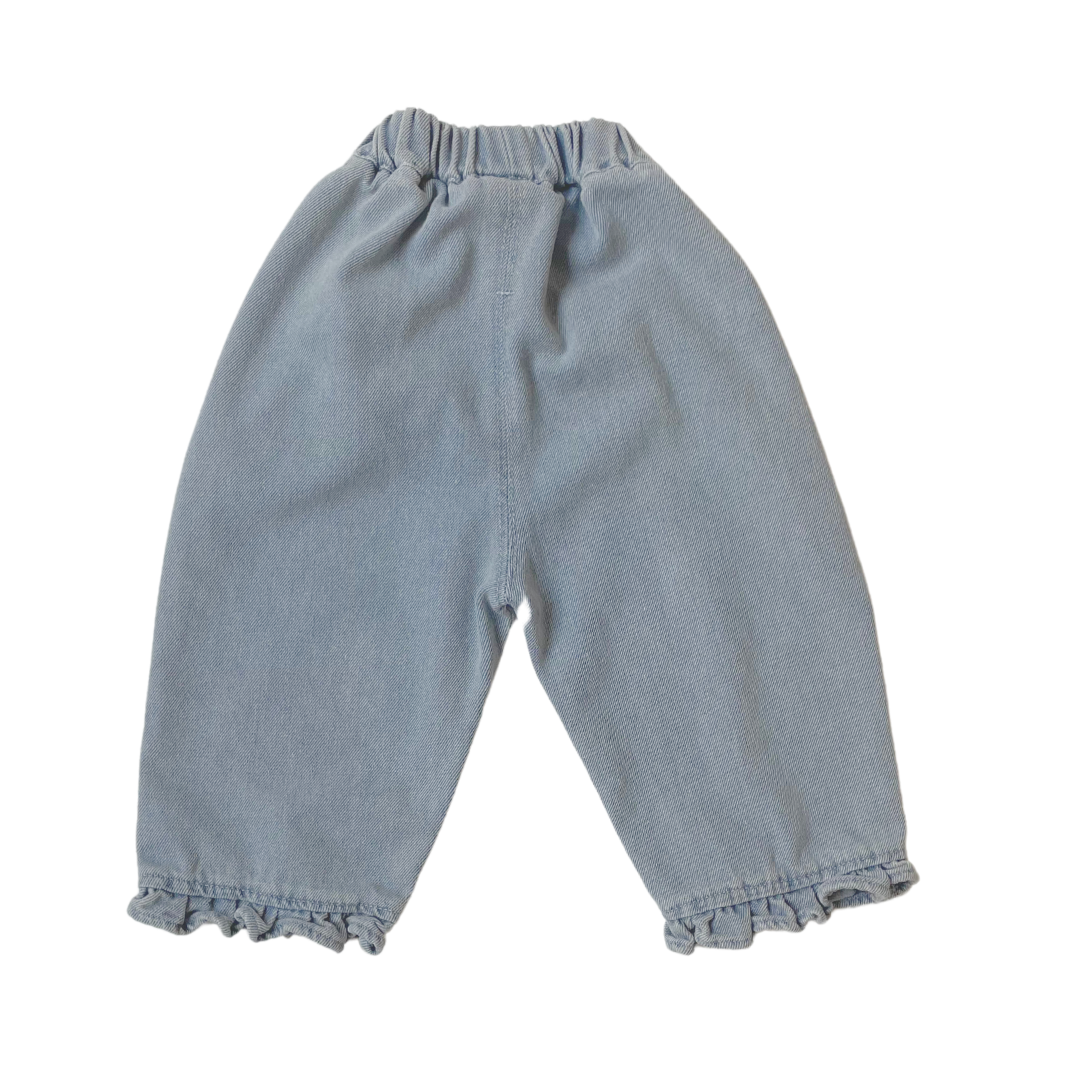 relax frill jeans